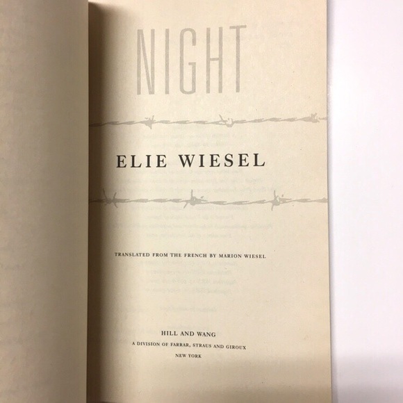 “Night” by Elie Wiesel - Picture 2 of 3